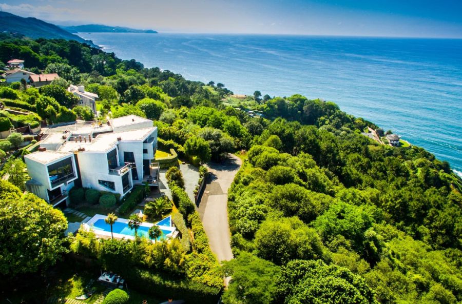 Vísta aérea de villa lanperna 