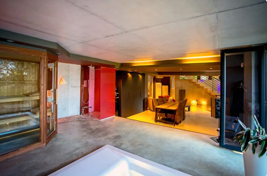 Vísta aérea de villa lanperna 