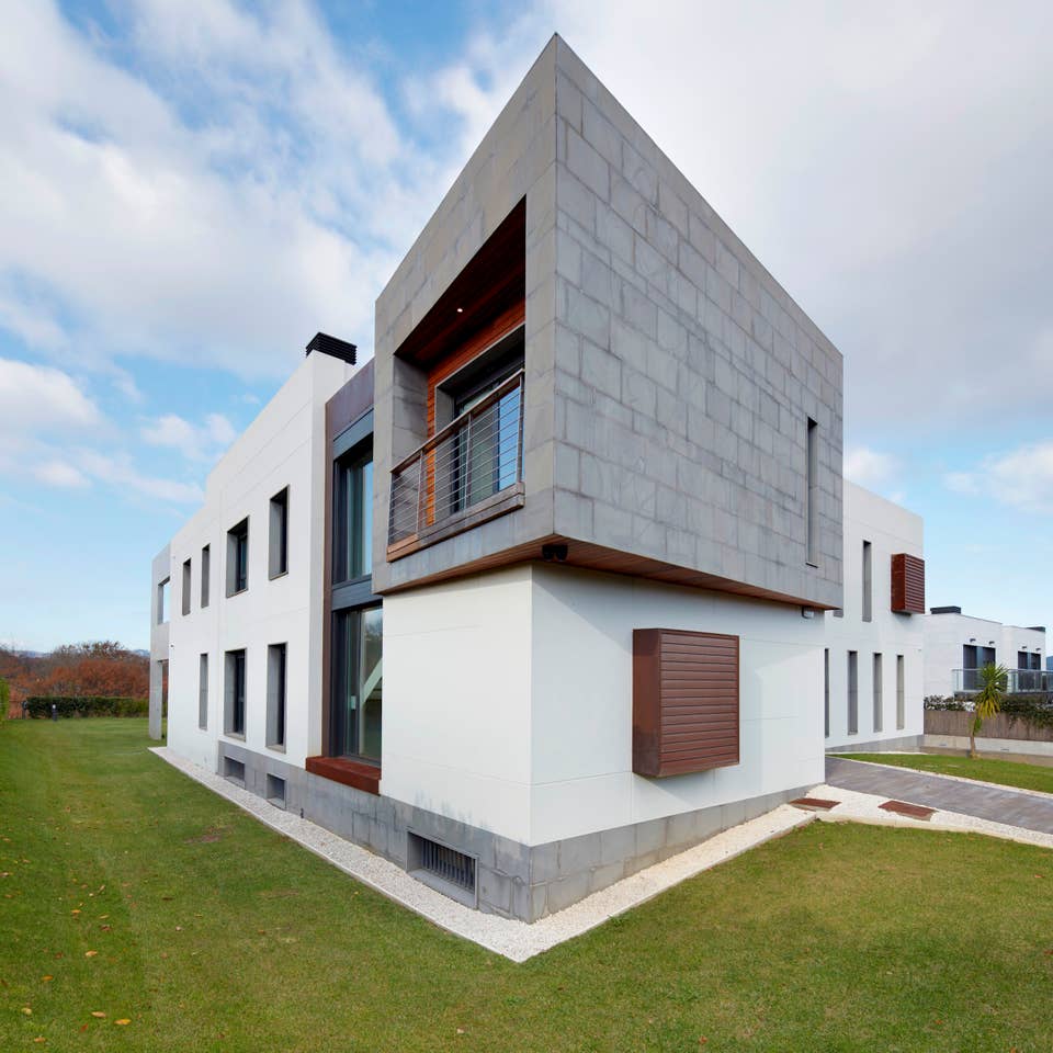 Villa ubicada en el barrio donostiarra de Miramón