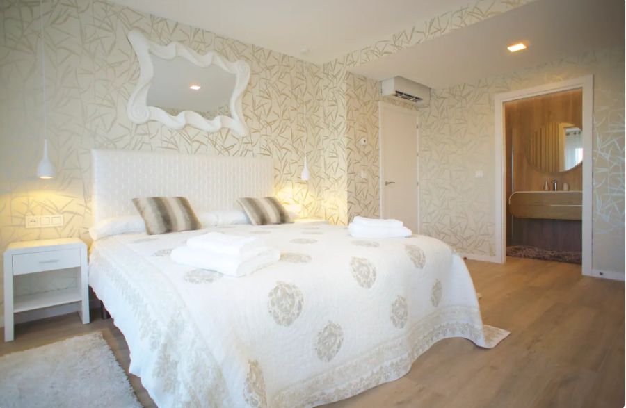 Vistas desde la magnífica terraza de este piso turístico