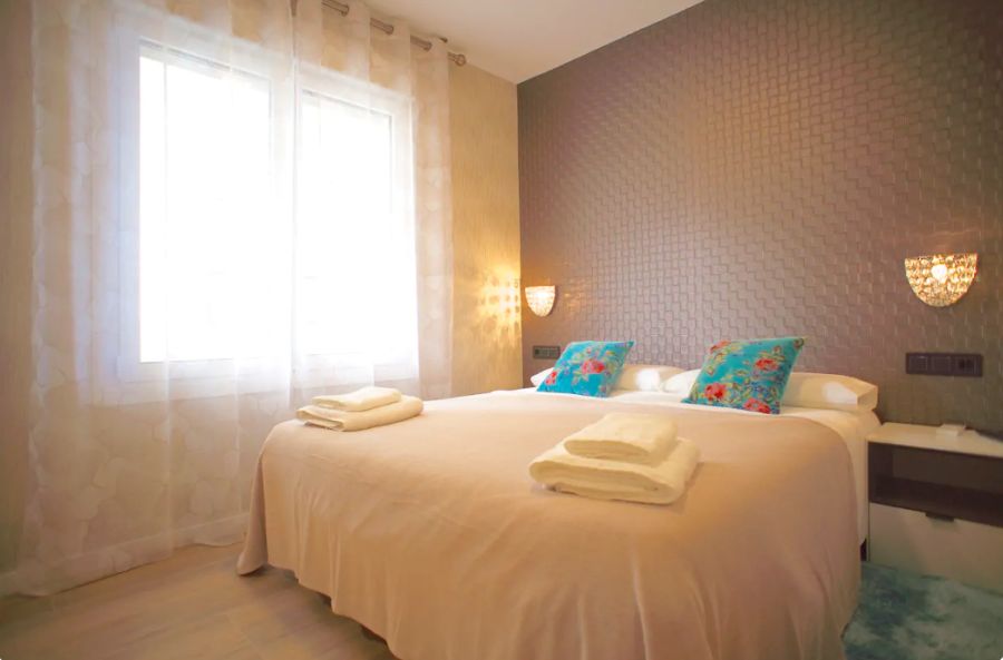 Vistas desde la magnífica terraza de este piso turístico