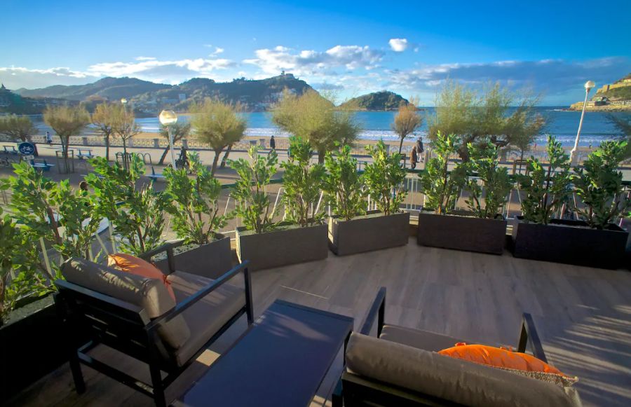 Vistas desde la magnífica terraza de este piso turístico