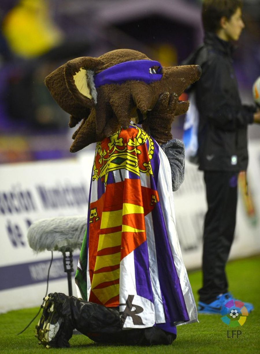 Tras 10 temporadas como mascota oficial del Real Valladolid en el año 2009 Pucelo paso el testigo a Zorrillo. Un Zorro vestido con ropa de época. 