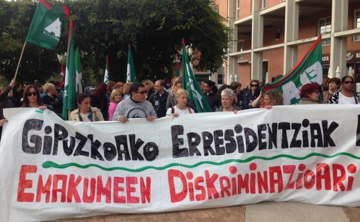 Imagen de archivo de una de las manifestciones.