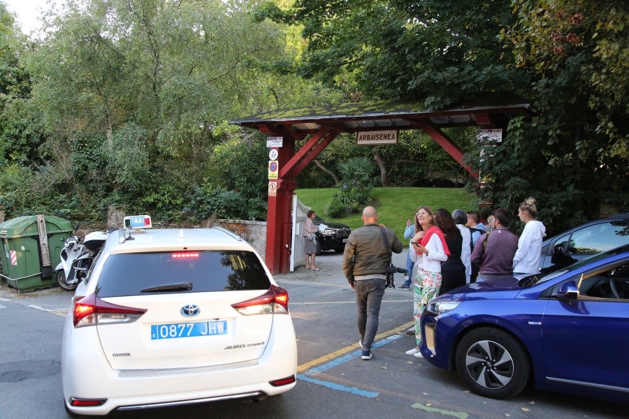 Puesta de largo de los nietos de la duquesa de Alba en el palacio de Arbaizenea. 