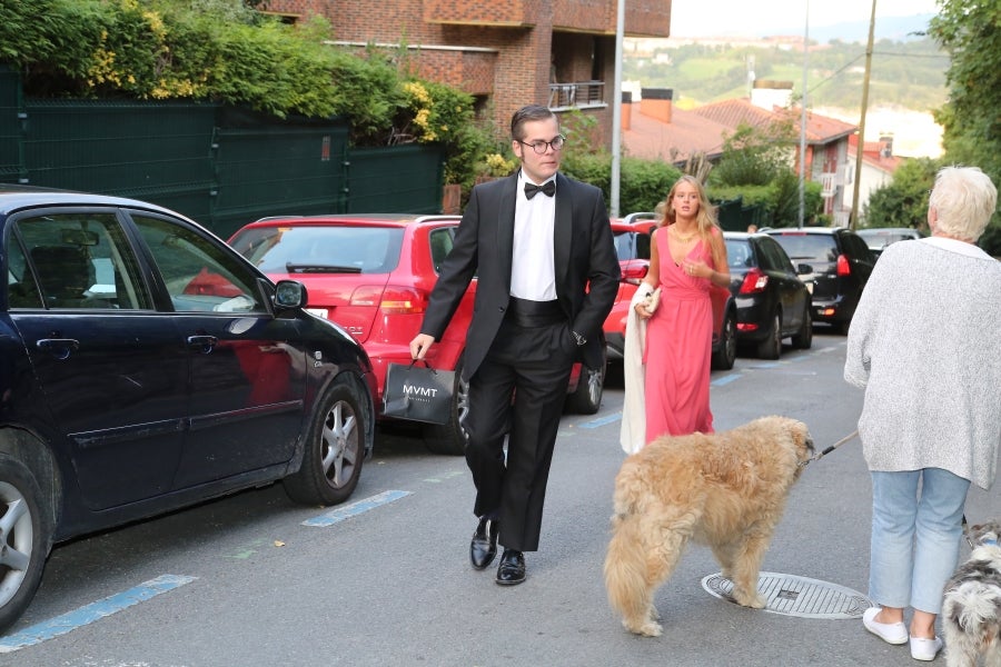 Puesta de largo de los nietos de la duquesa de Alba en el palacio de Arbaizenea. 