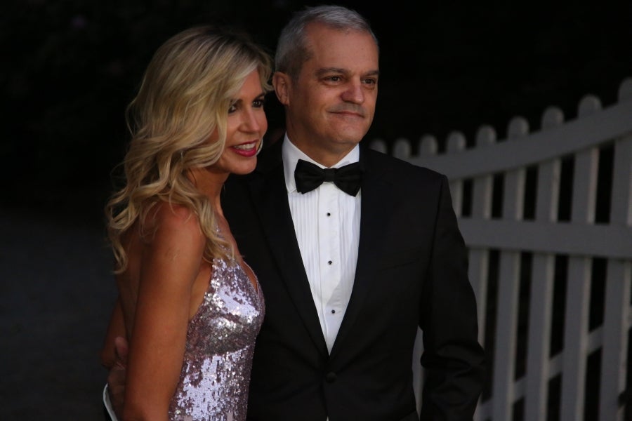 Puesta de largo de los nietos de la duquesa de Alba en el palacio de Arbaizenea. 