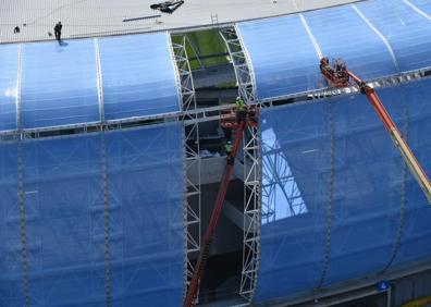 Imagen secundaria 1 - Un cronograma de dos años de obra cumplido