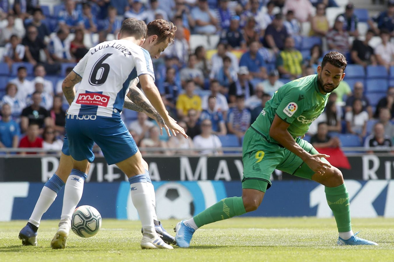 La Real Sociedad se ha llevado un merecida victoria de Cornellá tras vencer )1-3) al Espanyol. con goles de Willian José e Isak
