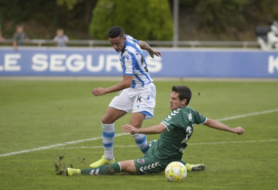 El filial realista logra un importante triunfo en Zubieta con un Garrido que resulta fundamental gracias a sus dos goles. 