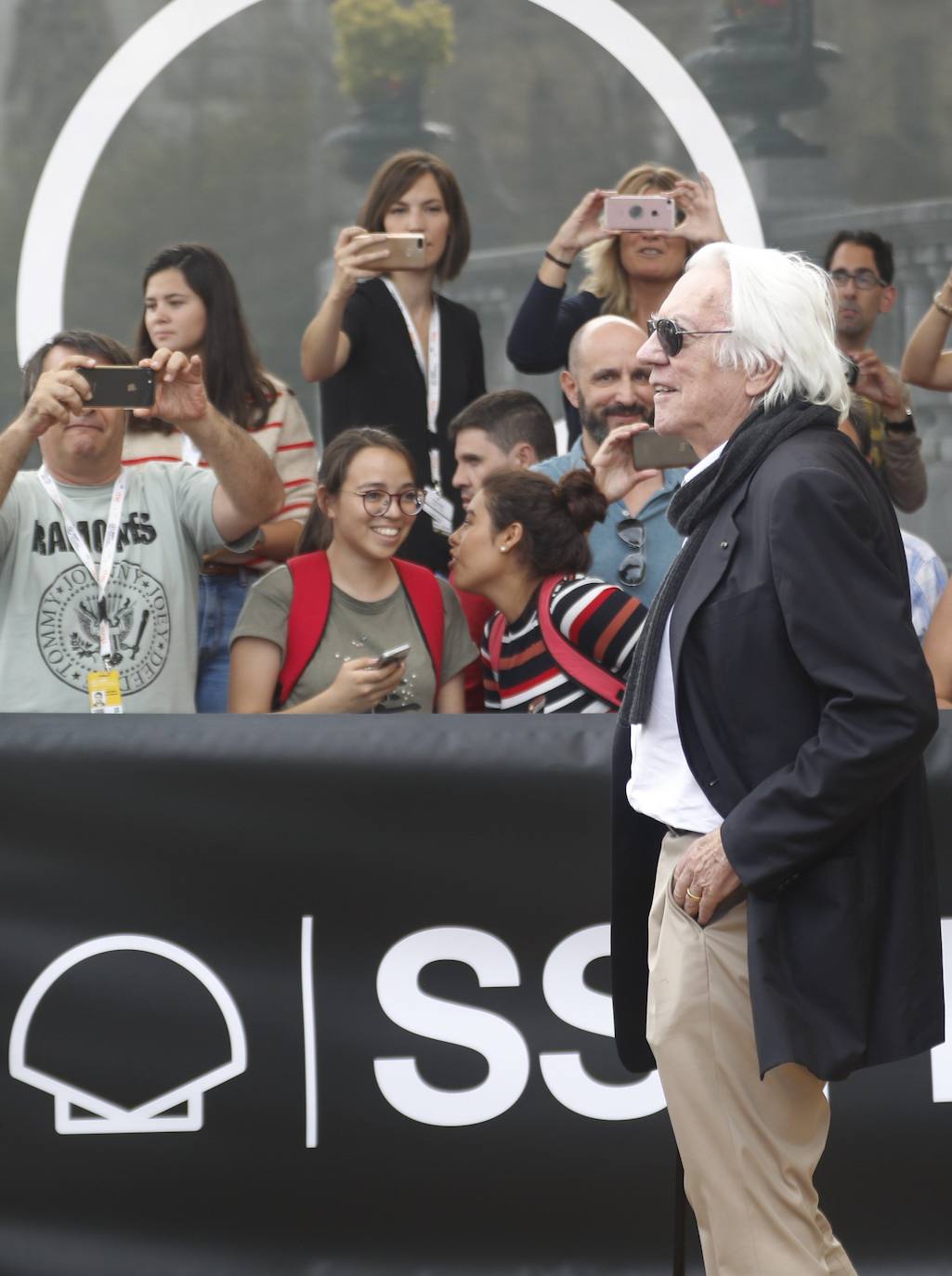 Fotos: Donald Sutherland, en San Sebastián