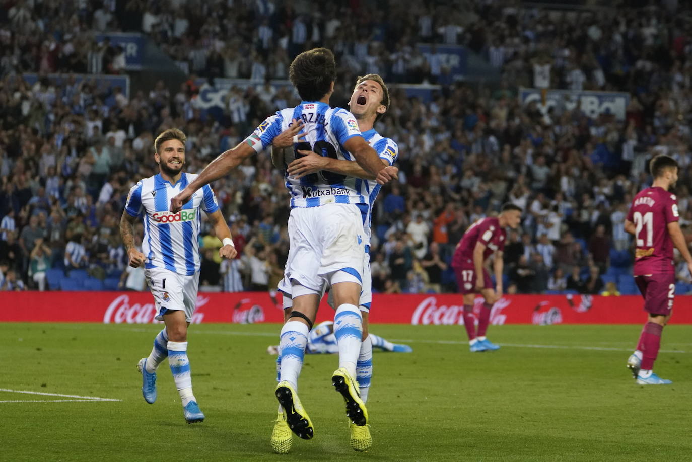El Reale Arena es el escenario en el que se disputa el derbi vasco. 