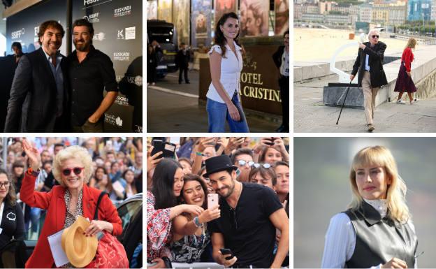 Jueves Gordo del 'glamour': estrellas en el Festival de Cine de San Sebastián