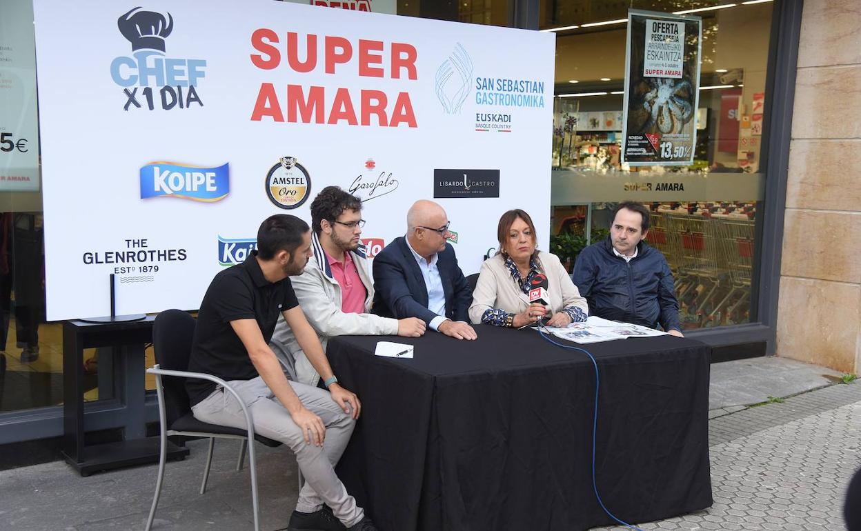 Presentación de la actividad 'Chef por- un día' dentro del marco del congreso San Sebastián Gastronomika. 