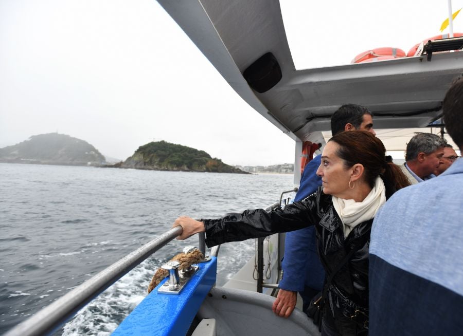 Fotos: Cristina Iglesias visita la isla San Clara