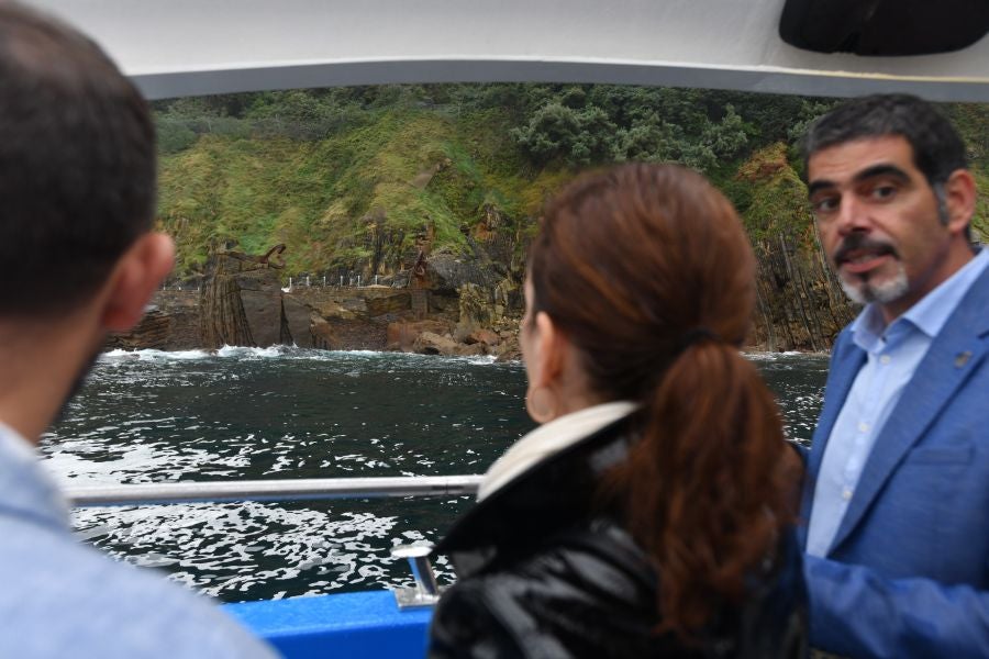 Fotos: Cristina Iglesias visita la isla San Clara