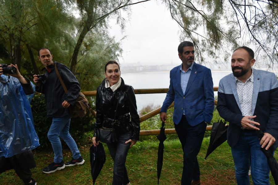 Fotos: Cristina Iglesias visita la isla San Clara