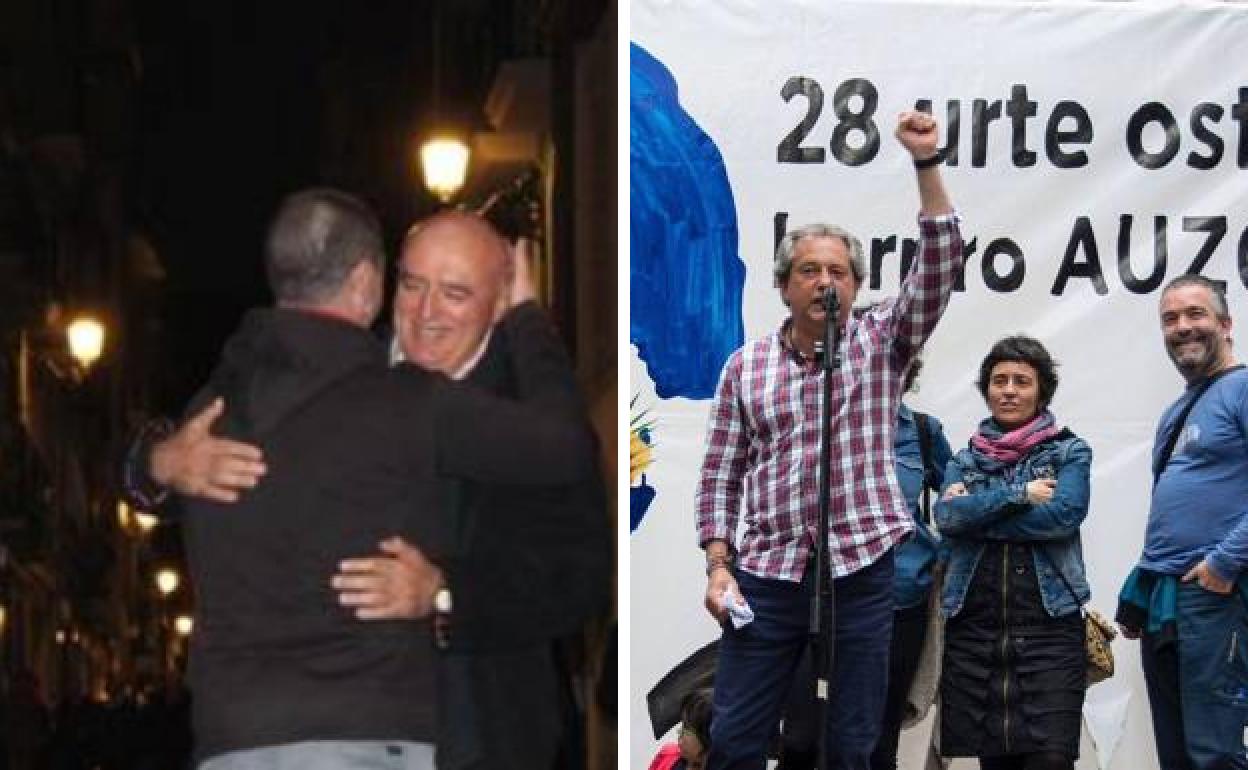 Los recibimientos a Iñaki Etxarte y Germán Urizar el 2 y el 3 de marzo en Azpeitia y Bilbao, respectivamente.