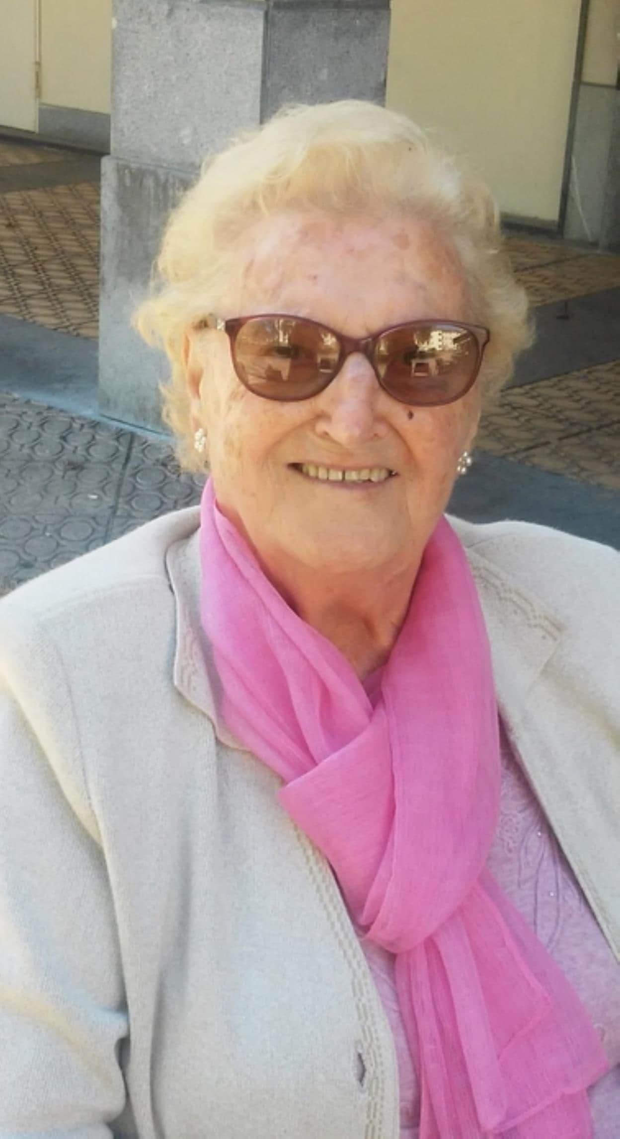 Mª Pilar Etxeberria tiene 90 años.
