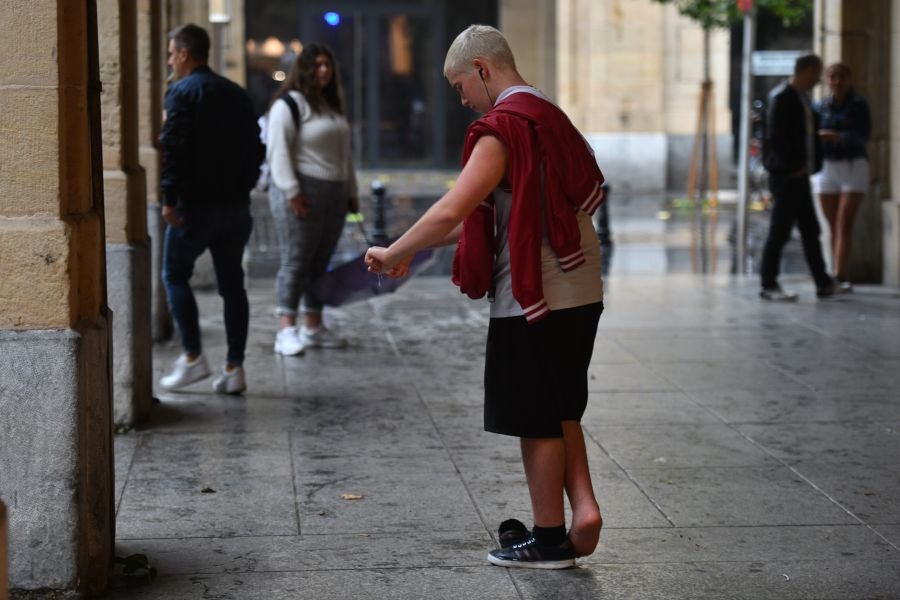 Fotos: Chaparrón de mediodía