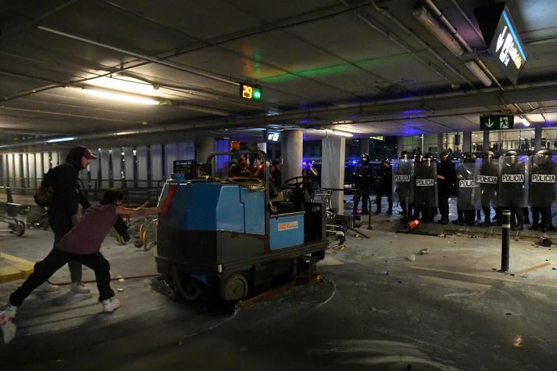 Fotos: Protestas en Cataluña al conocerse la condena de los líderes independentistas