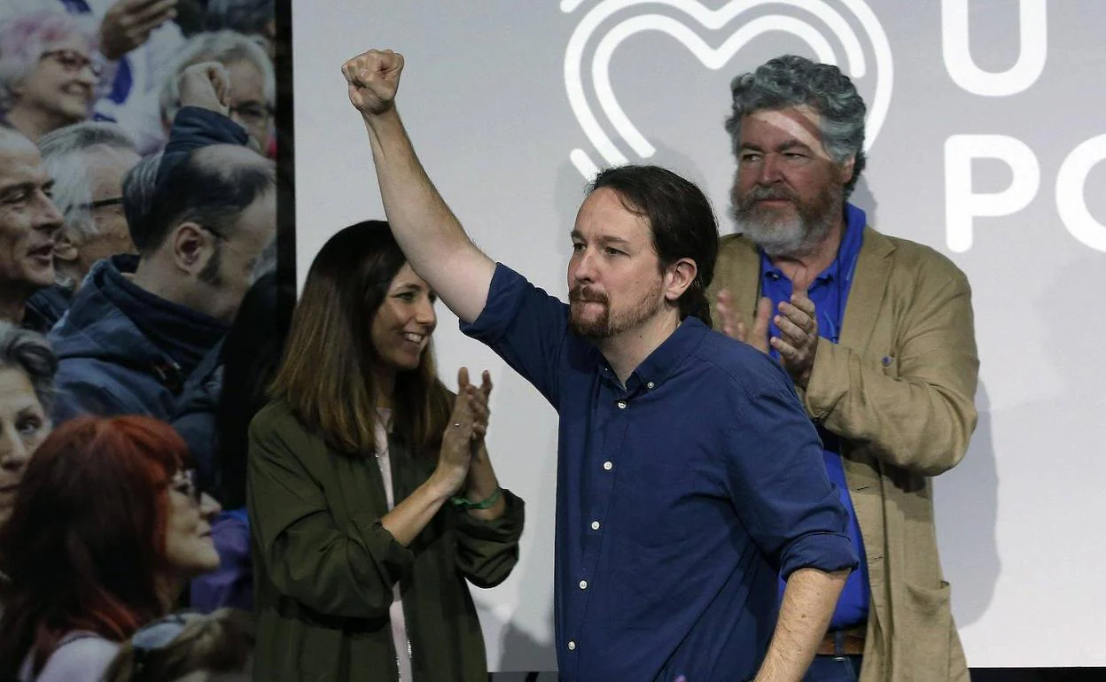 El candidato de Unidas Podemos, Palo Iglesias.