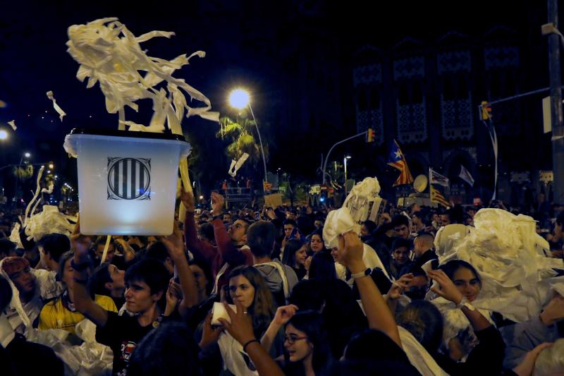 Fotos: Tercera jornada de protestas en Cataluña tras la sentencia del &#039;procés&#039;