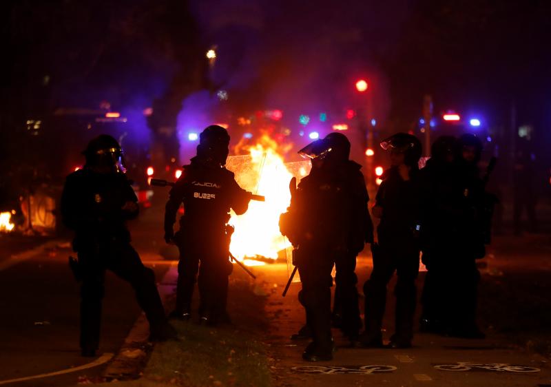 Fotos: Tercera jornada de protestas en Cataluña tras la sentencia del &#039;procés&#039;