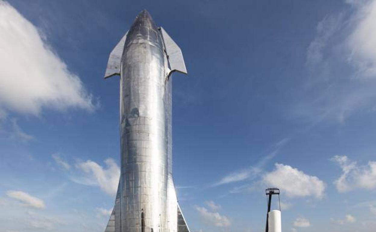 Prototipo ensamblado de Starship