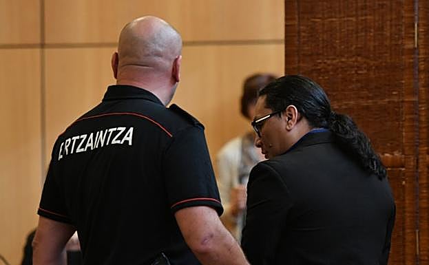 El acusado, durante la vista de septiembre.