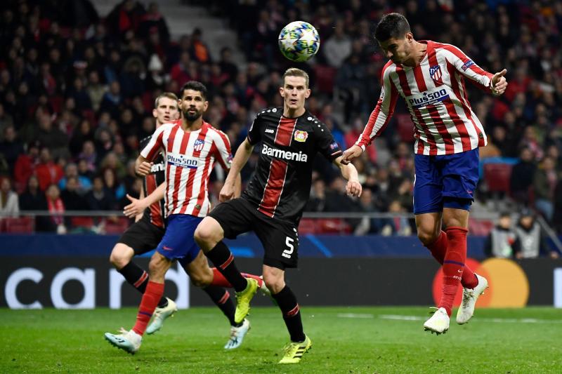 Morata marcando el gol de la victoria