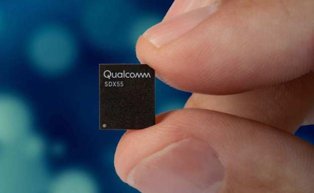 Módem 5G de Qualcomm. 