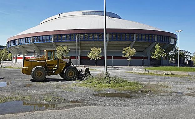 Panorámica del entorno de Ilunbe, sin urbanizar, en el que hoy solo se programan corridas de toros en Semana Grande.