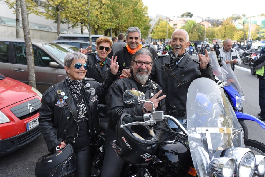Fotos: Decenas de moteros protestan contra el mal estado de las carreteras
