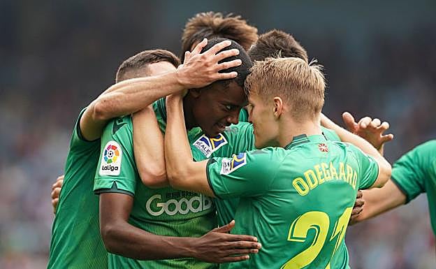 Uno a uno de los jugadores de la Real Sociedad frente al Celta