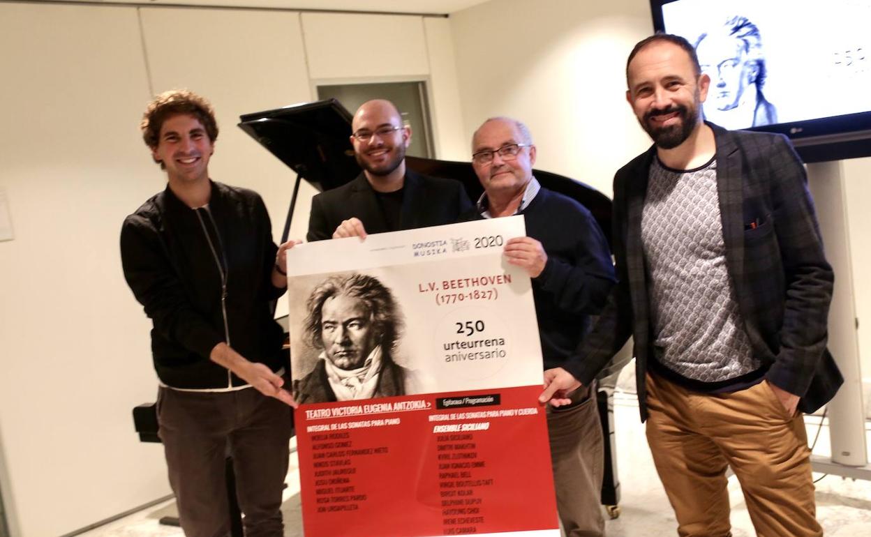 Presentación de 'Beethoven donostiarra'. 