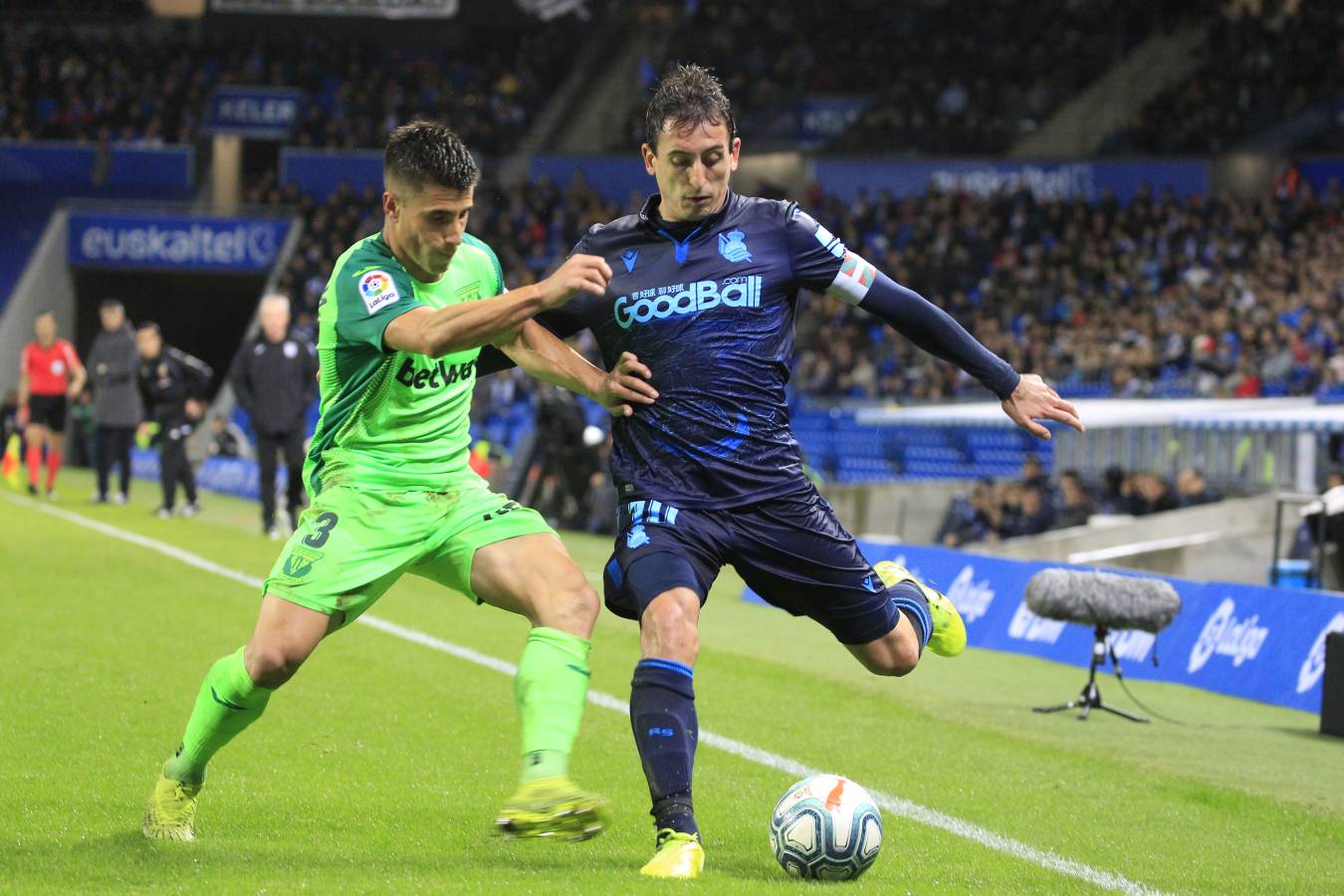 La Real Sociedad y el Leganés se miden en el Reale Arena. 