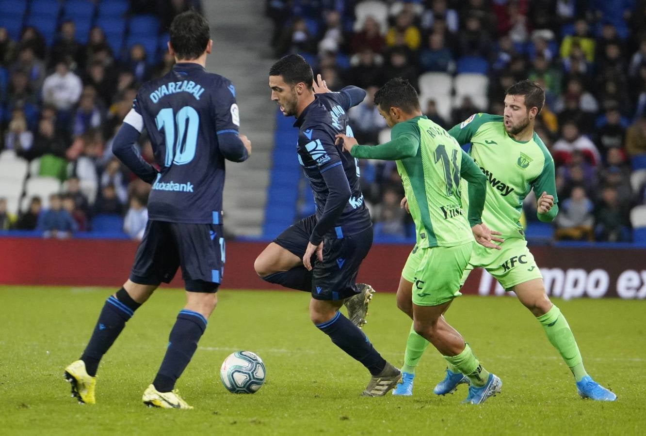 La Real Sociedad y el Leganés se miden en el Reale Arena. 