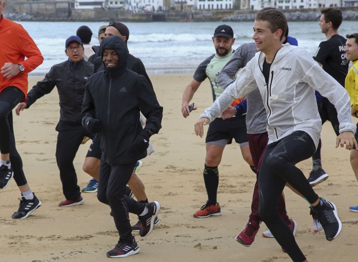 Fotos: Las imágenes del entrenamiento con Gebrselassie