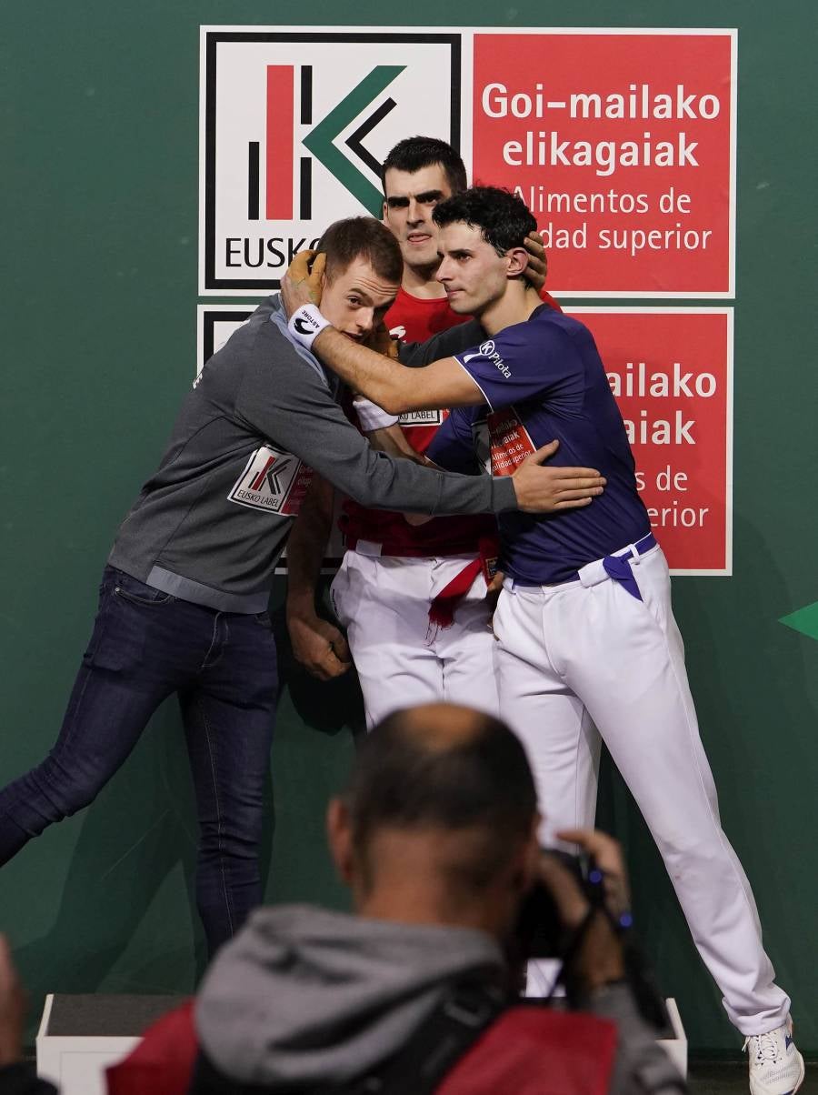 El navarro ha derrotado 22-16 a Altuna III en una final muy emocionante disputada en el Navarra Arena. 