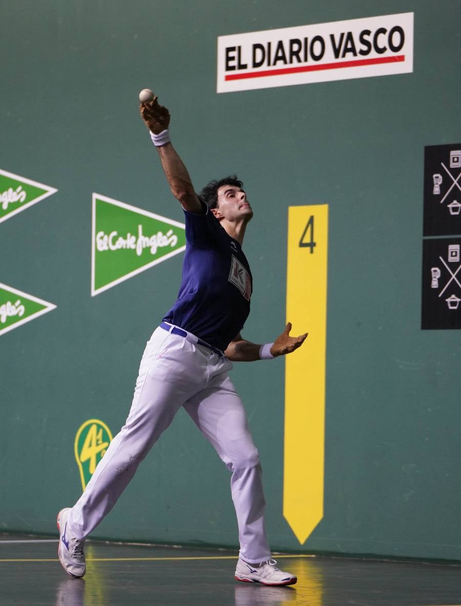 El navarro ha derrotado 22-16 a Altuna III en una final muy emocionante disputada en el Navarra Arena. 