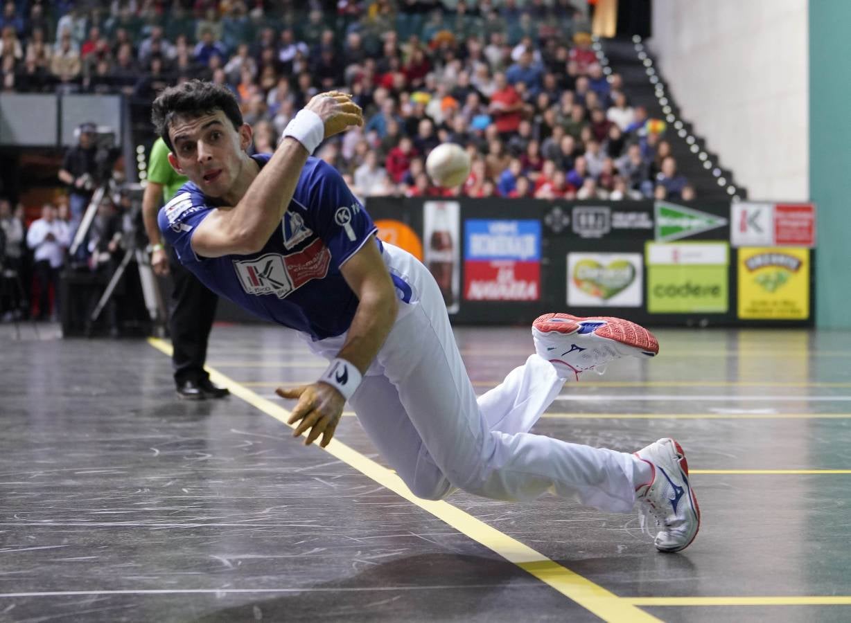El navarro ha derrotado 22-16 a Altuna III en una final muy emocionante disputada en el Navarra Arena. 