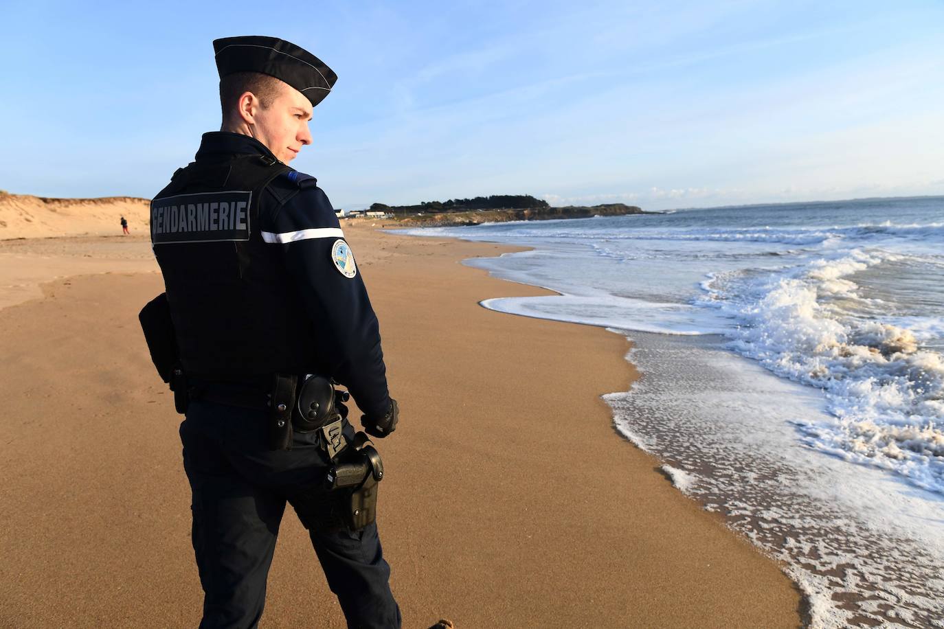 Fotos: Playas cerradas en la costa atlántica de Francia