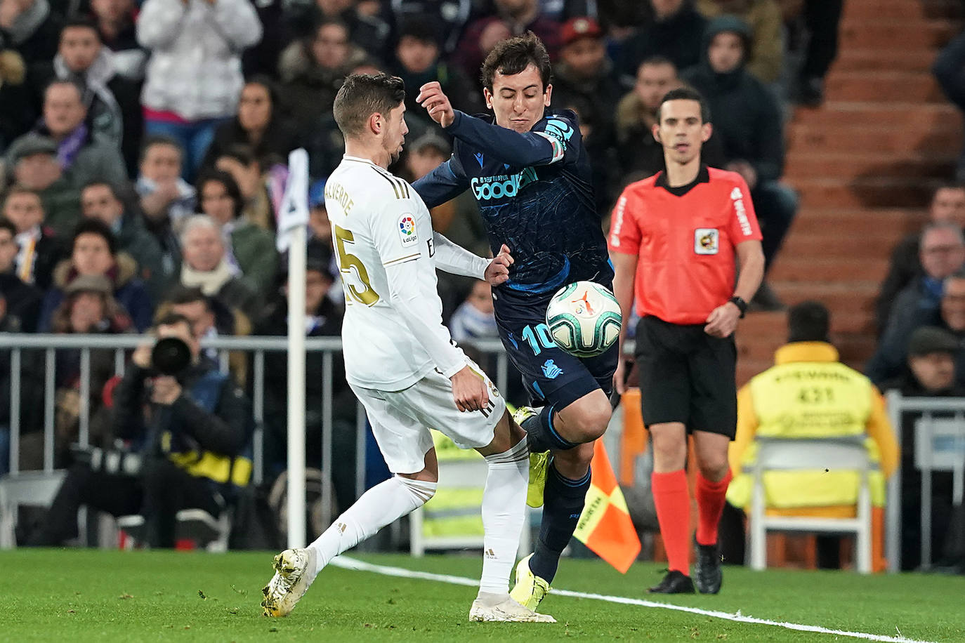 Las imágenes más destacadas del Real Madrid - Real Sociedad en el Bernabéu. 