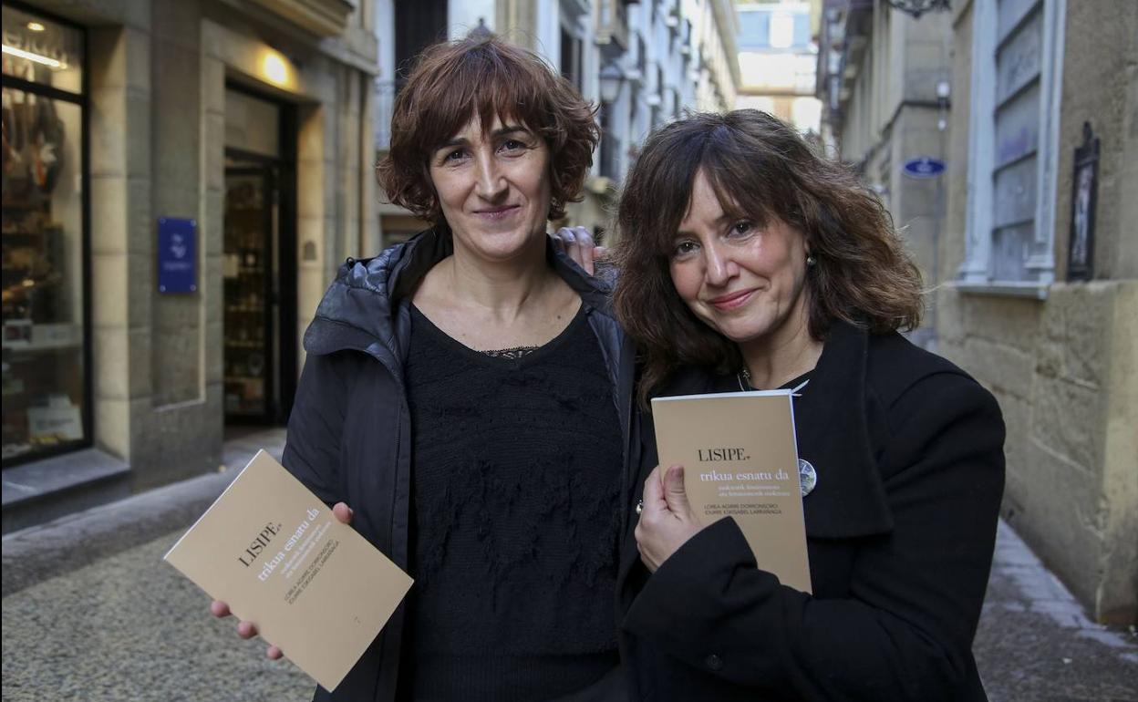Lorea Agirre Dorronsoro eta Idurre Eskisabel Larrañaga.