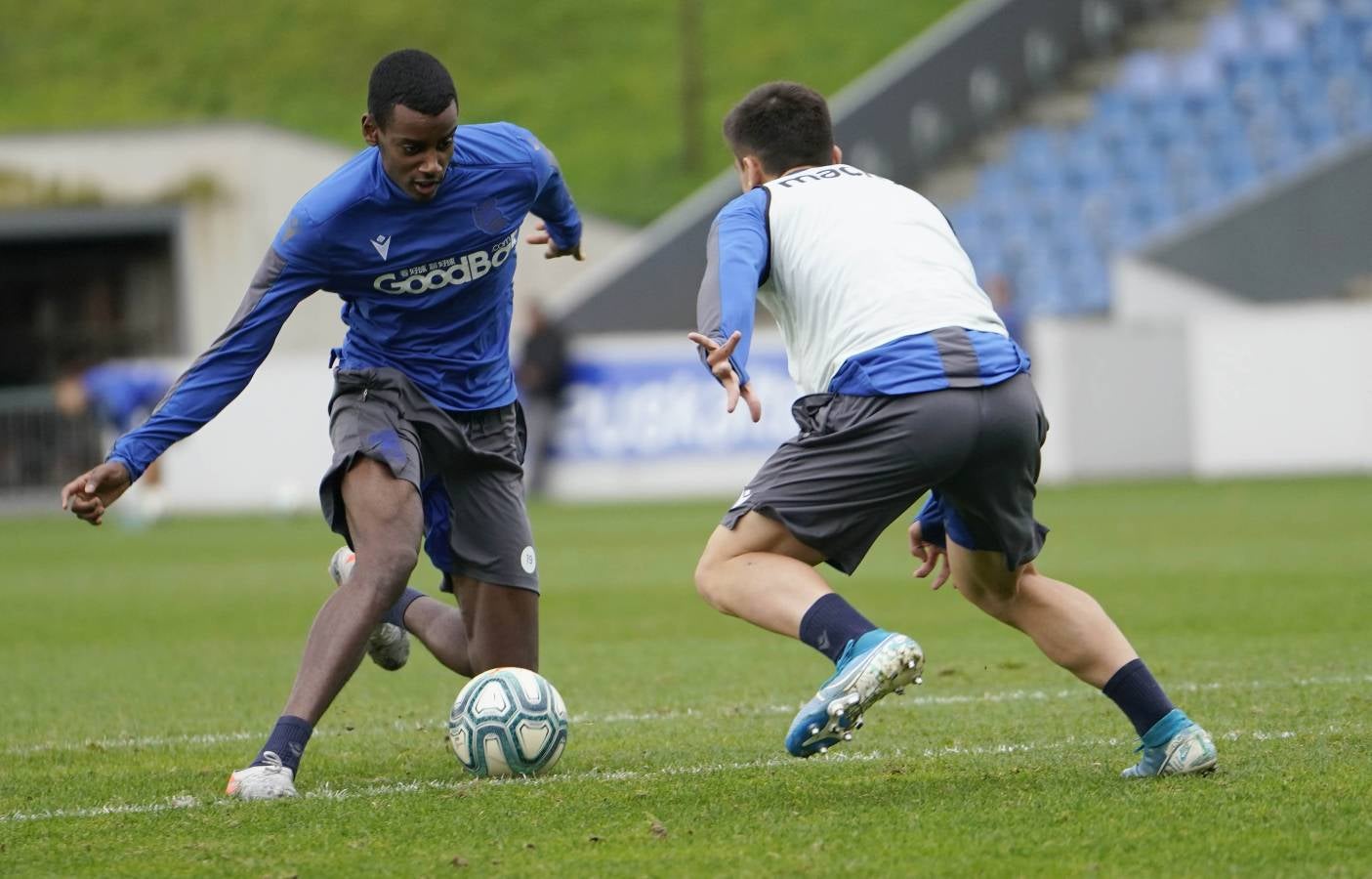 El conjunto de Imanol Alguacil se ha ejercitado en Zubieta.