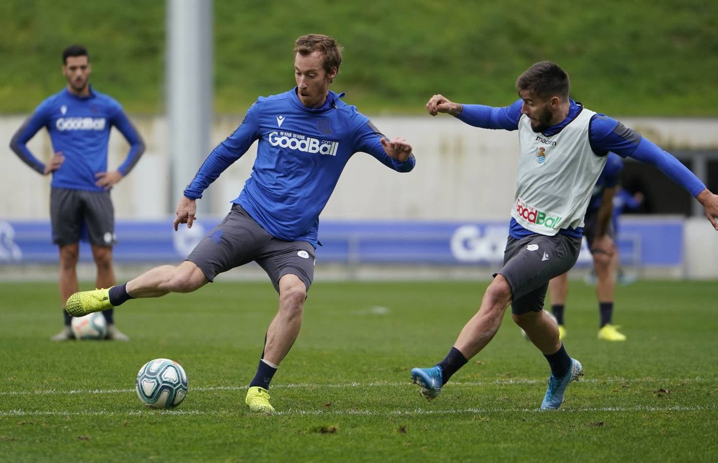 El conjunto de Imanol Alguacil se ha ejercitado en Zubieta.