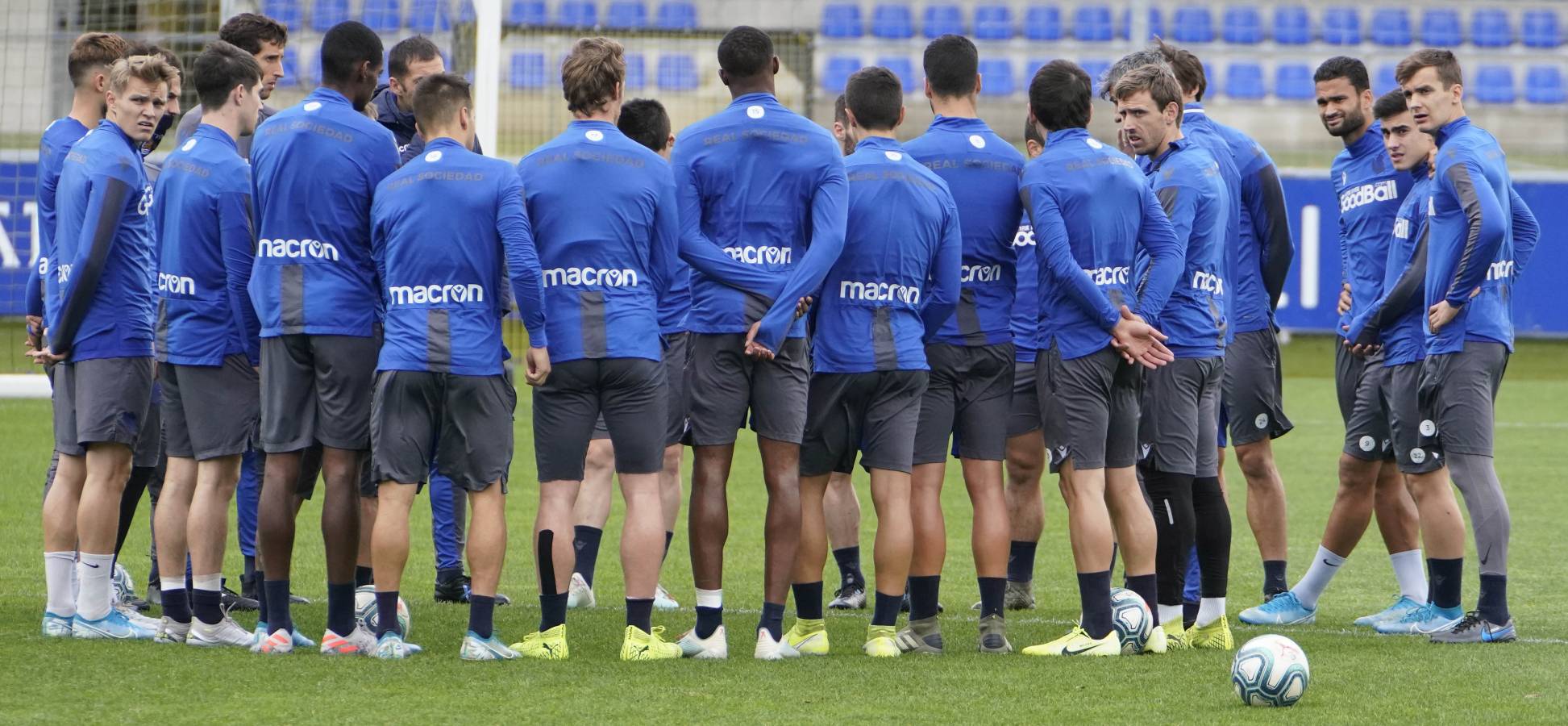 El conjunto de Imanol Alguacil se ha ejercitado en Zubieta.