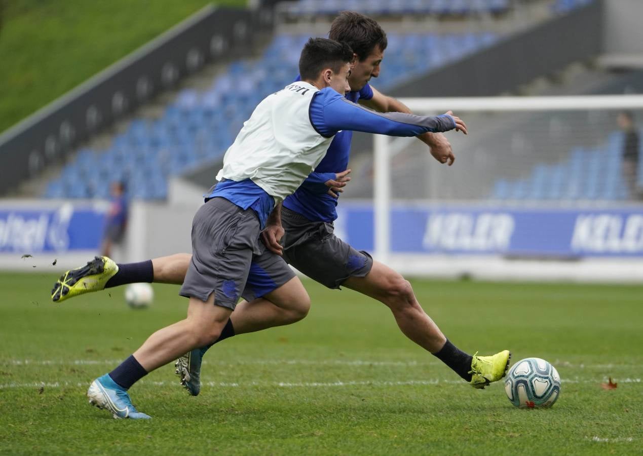 El conjunto de Imanol Alguacil se ha ejercitado en Zubieta.