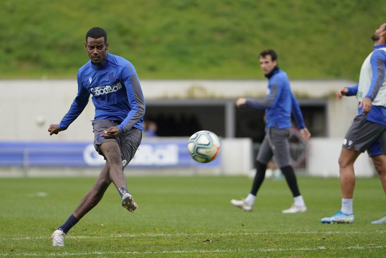 El conjunto de Imanol Alguacil se ha ejercitado en Zubieta.